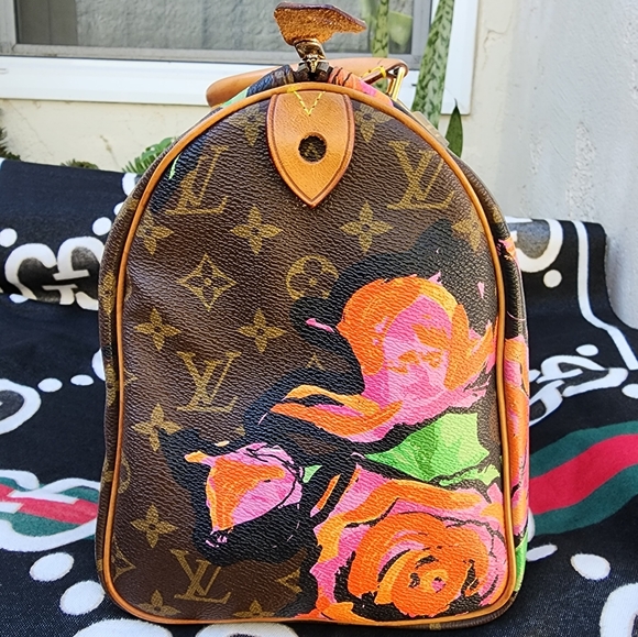 Authentic Louis Vuitton Limited Edition Stephen Sprouse Roses Speedy 30 - Picture 3 of 16